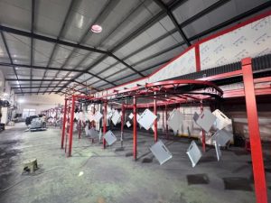 Surface-treatment-line